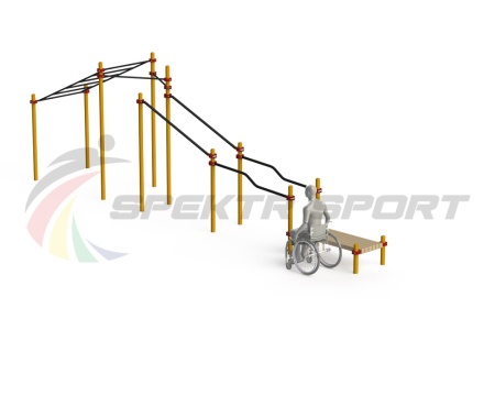 Купить Спортивный комплекс для инвалидов-колясочников WRK-D22_76mm в Нерюнгри 